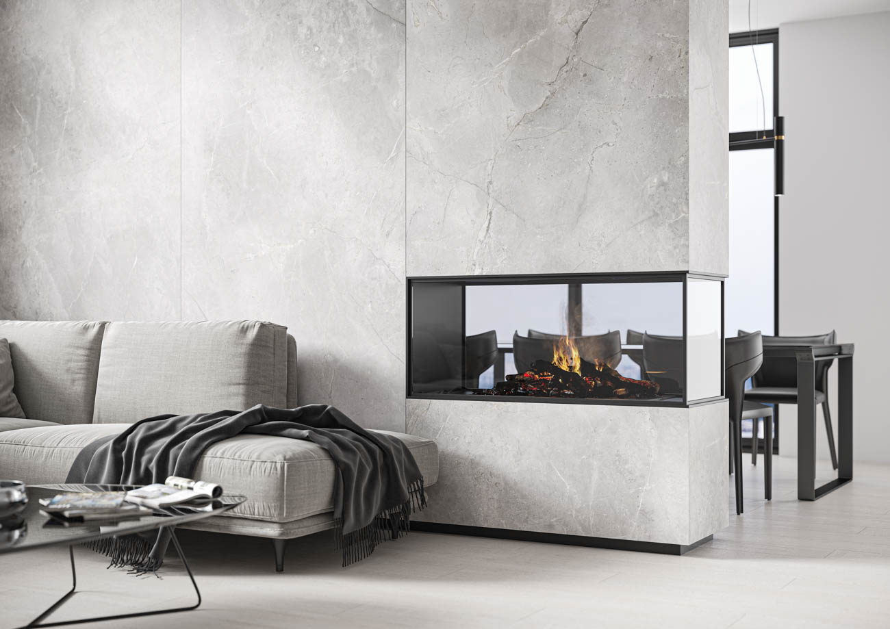 Cerrad Коллекция MASTERSTONE Masterstone White Nat 120*60 см в интерьере